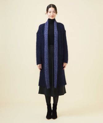 【ＷＩＮＴＥＲ　ＢＬＵＥ】モヘヤラメロングカーディガン