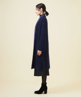 【ＷＩＮＴＥＲ　ＢＬＵＥ】モヘヤラメロングカーディガン