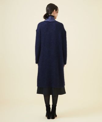 【ＷＩＮＴＥＲ　ＢＬＵＥ】モヘヤラメロングカーディガン
