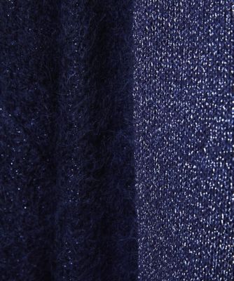 【ＷＩＮＴＥＲ　ＢＬＵＥ】モヘヤラメロングカーディガン