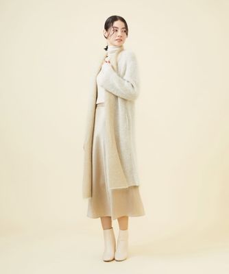 【ＷＩＮＴＥＲ　ＢＬＵＥ】モヘヤラメロングカーディガン