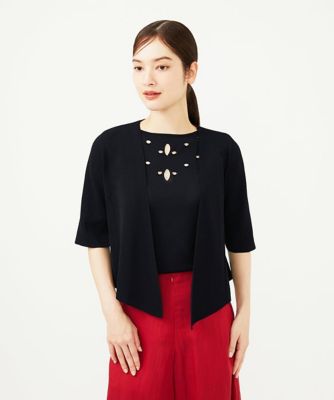 Sybilla (Women)/シビラ トライアングルヘムボレロ ブラック94 トップス【三越伊勢丹/公式】