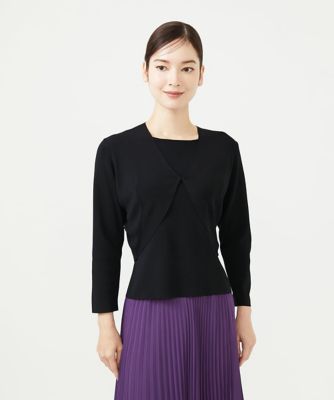 ＜Sybilla (Women)＞レーヨンストレッチボレロ