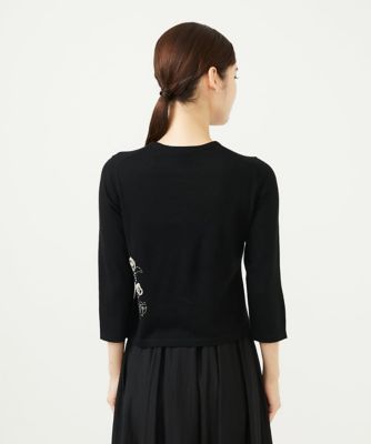 ステッチフラワー刺繍カーディガン | Sybilla (Women)/シビラ | 三越