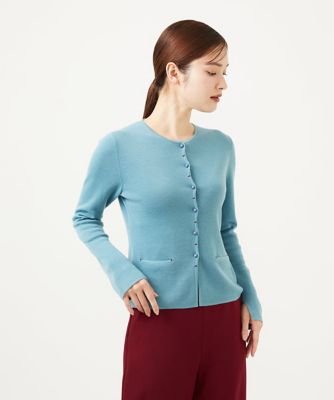 Sybillaハンドニットカーディガン　(新品未使用)　Lサイズ AMBIDEX Store △〇ネパールハンドニット ジグザグ求心