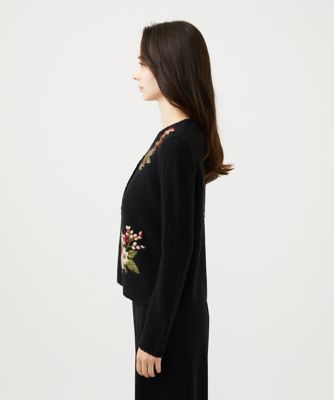 ポピーブーケ刺繍カーディガン | Sybilla (Women)/シビラ | 三越伊勢丹