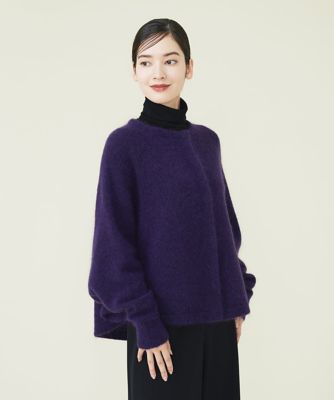 モヘアケープカーディガン