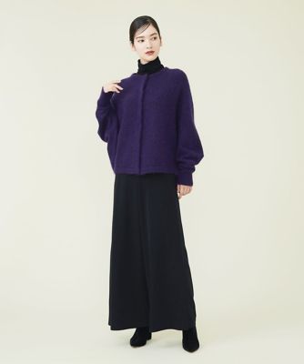モヘアケープカーディガン