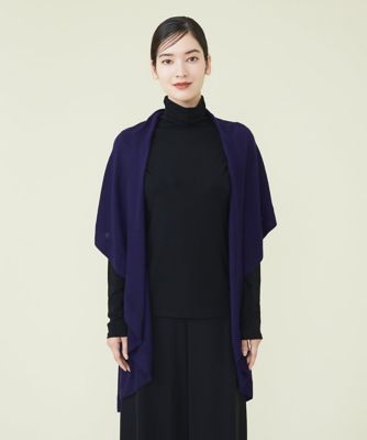 ウールドレープニットジレ