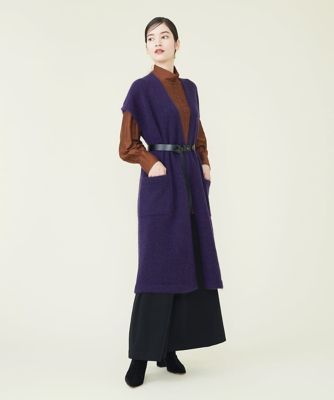 モヘアロングジレ