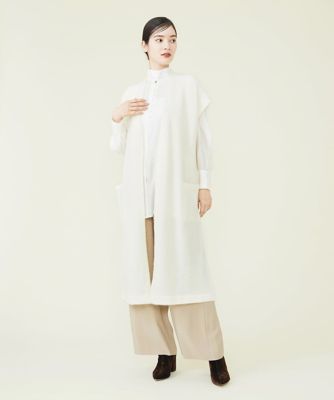 モヘアロングジレ