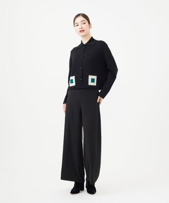 【ＴＩＬＥ】タイルモチーフニットジャケット