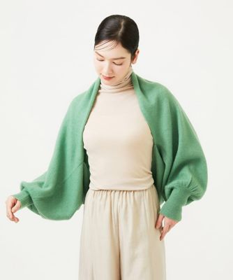 ＜Sybilla (Women)＞カシミヤシルクドレープボレロ