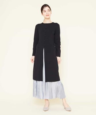 コットンフィットロングカーディガン