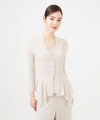 ＜Sybilla (Women)＞レギュラーヘムボタン付きカーディガン