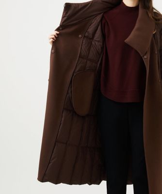 Sybilla シビラ　 ロングダウンジャケット 焦茶色　サイズM ウールドッキングロングダウン | Sybilla (Women)/シビラ | 三越伊勢丹