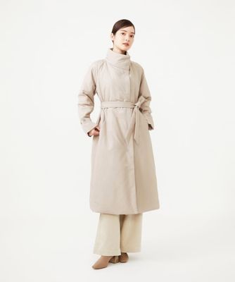 Sybilla シビラ ダウンコート 女優襟 総刺繍 Aライン ベルト付 ロング スタンドカラーダウンコート | Sybilla (Women)/シビラ | 三越伊勢丹