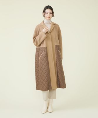 シビラ ロングコート ベージュ クリーム 話せ