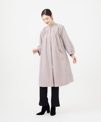 ＜Sybilla (Women)＞シルキータフタノーカラーコート
