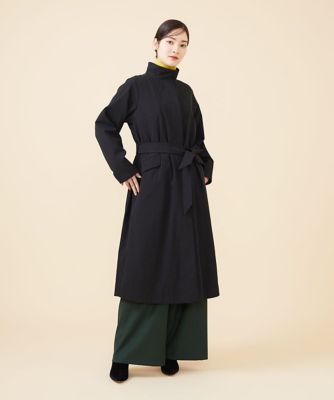 新品タグ付き Sybilla シビラ モノトーンジオメトリックコート ライナー付きスタンドカラーコート | Sybilla (Women)/シビラ