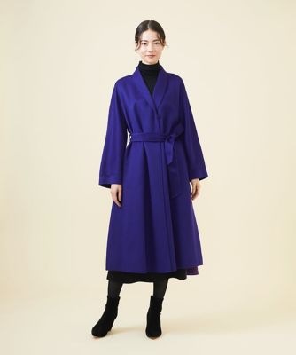 ＜Sybilla (Women)＞【ＷＩＮＴＥＲ　ＢＬＵＥ】ショールカラーリバーコート