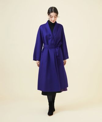 【ＷＩＮＴＥＲ　ＢＬＵＥ】ショールカラーリバーコート