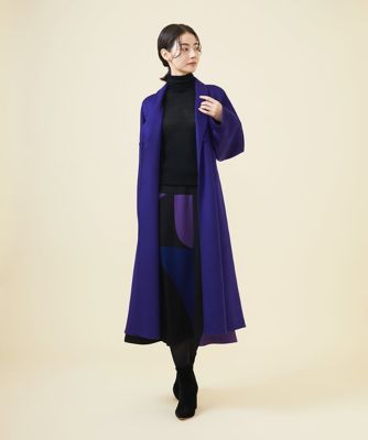 【ＷＩＮＴＥＲ　ＢＬＵＥ】ショールカラーリバーコート
