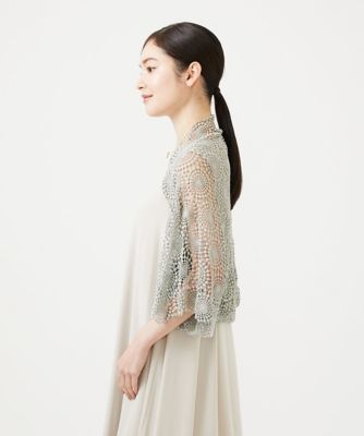 【美品】sybilla シビラ サークルラメレースボレロ サークルラメレースボレロ | Sybilla (Women)/シビラ | 三越伊勢丹