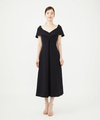 美品 Nala ナラ ドレスパンツ 伊勢丹限定色 ネイビー