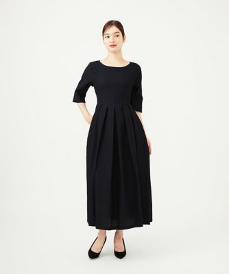 ＜Sybilla (Women)＞フクレジャカードタックフレアドレス