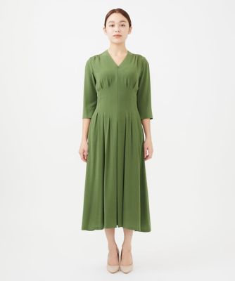 タッキングデザインドレス（7分袖） | Sybilla (Women)/シビラ | 三越