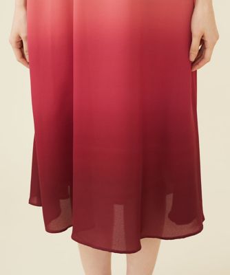 グラデーションサーキュラードレス