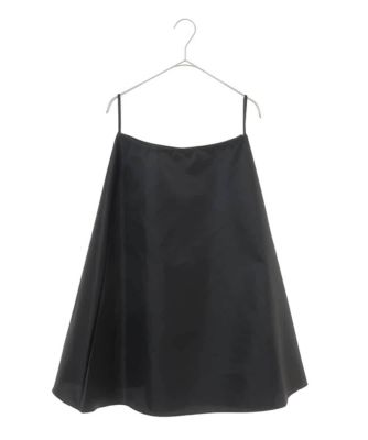 ☆ 美品 Sybilla シビラ タフタ ブラック ドレス ワンピース T1 タッキングデザインドレス （ロング・マキシ丈ワンピース