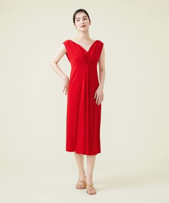 【ＳＹＢＩＬＬＡ　ＤＲＥＳＳ】オープンバックＶネックドレス