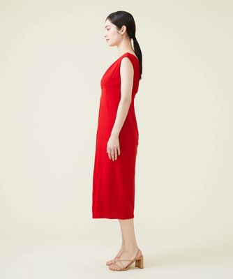 【ＳＹＢＩＬＬＡ　ＤＲＥＳＳ】オープンバックＶネックドレス