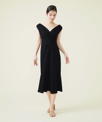 【ＳＹＢＩＬＬＡ　ＤＲＥＳＳ】オープンバックＶネックドレス