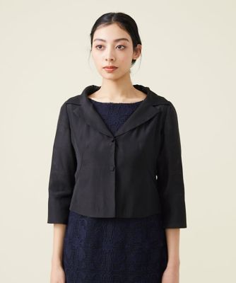 シャイニーオーガンジーテーラードジャケット