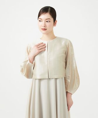 ＜Sybilla (Women)＞デザインスリーブショートジャケット