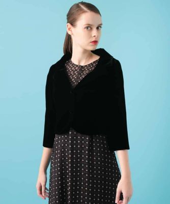 ＜Sybilla (Women)＞ベルベットショートジャケット