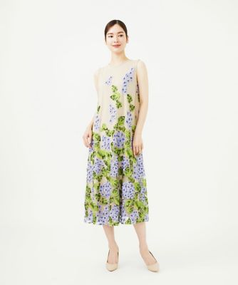 ＜Sybilla (Women)＞アジサイ刺繍チュールドレス