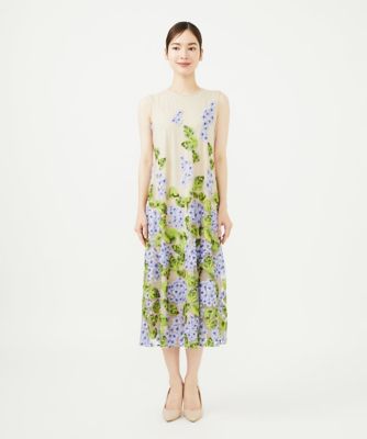 アジサイ刺繍チュールドレス | Sybilla (Women)/シビラ | 三越伊勢丹