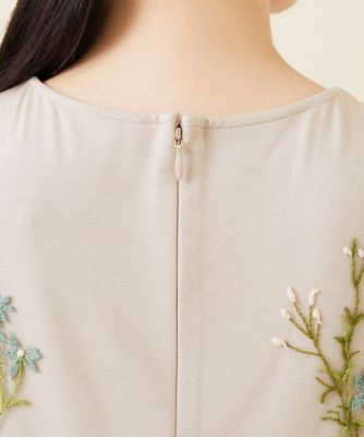 【★日本未入荷★】SPORTMAX☆ チュールノースリーブドレス NARO フラワー刺繍チュールノースリーブドレス | Sybilla (Women