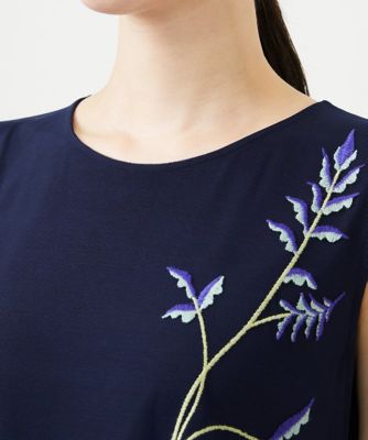 リーフ刺繍チュールドレス | Sybilla (Women)/シビラ | 三越伊勢丹