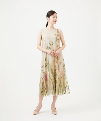 リーフ刺繍チュールドレス | Sybilla (Women)/シビラ | 三越伊勢丹