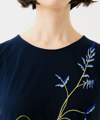 リーフ刺繍チュールドレス | Sybilla (Women)/シビラ | 三越伊勢丹