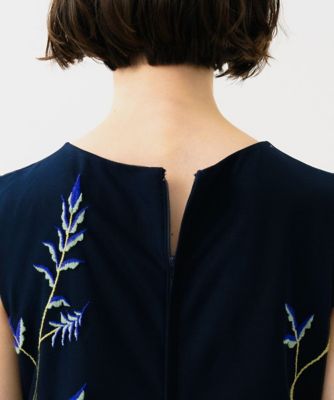 リーフ刺繍チュールドレス | Sybilla (Women)/シビラ | 三越伊勢丹