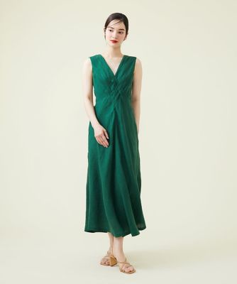 【ＳＹＢＩＬＬＡ　ＤＲＥＳＳ】イントレチャートリネンドレス