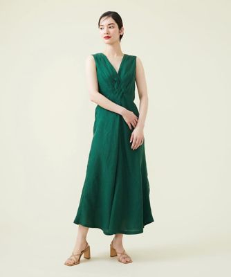 【ＳＹＢＩＬＬＡ　ＤＲＥＳＳ】イントレチャートリネンドレス
