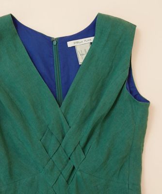 【ＳＹＢＩＬＬＡ　ＤＲＥＳＳ】イントレチャートリネンドレス