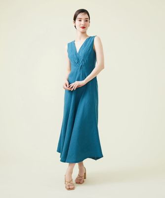 【ＳＹＢＩＬＬＡ　ＤＲＥＳＳ】イントレチャートリネンドレス